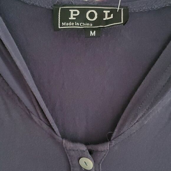 POL Navy Hooded Dress - Picture 2 of 9